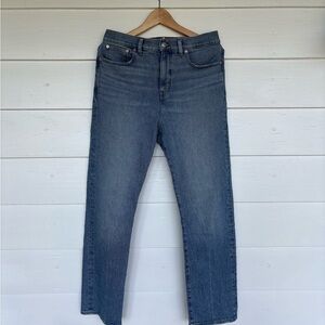 Madewell Women's Straight Leg Blue Jeans